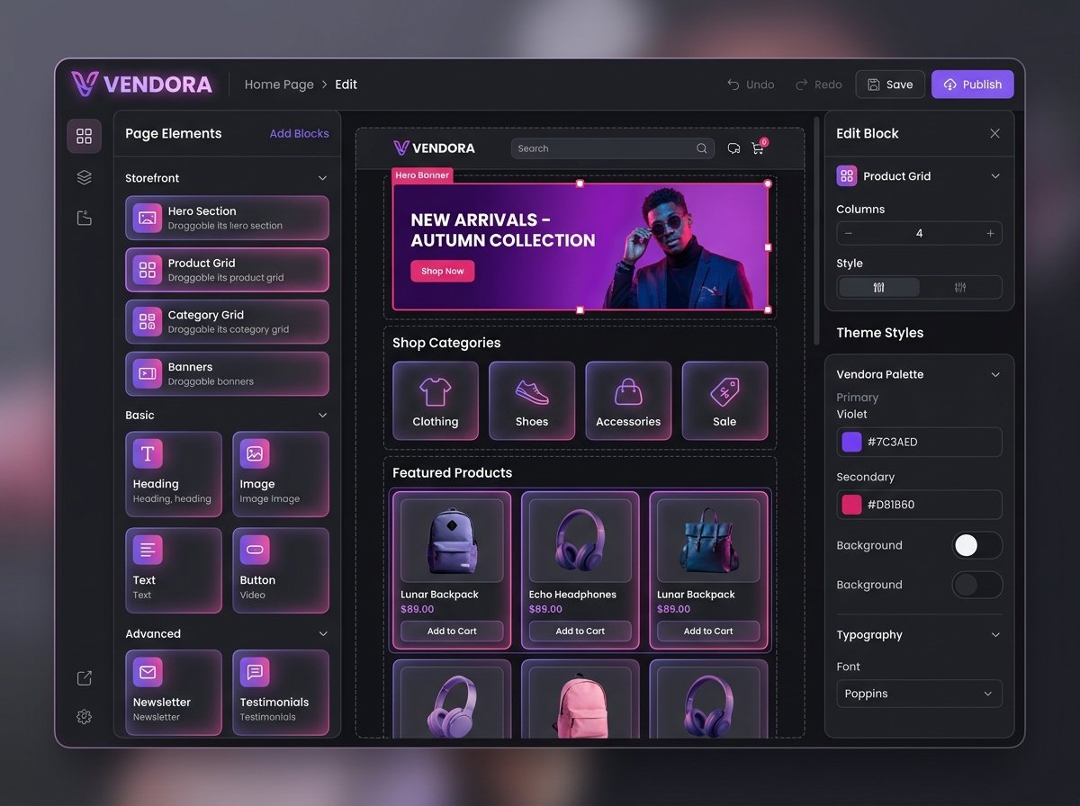 Storefront builder